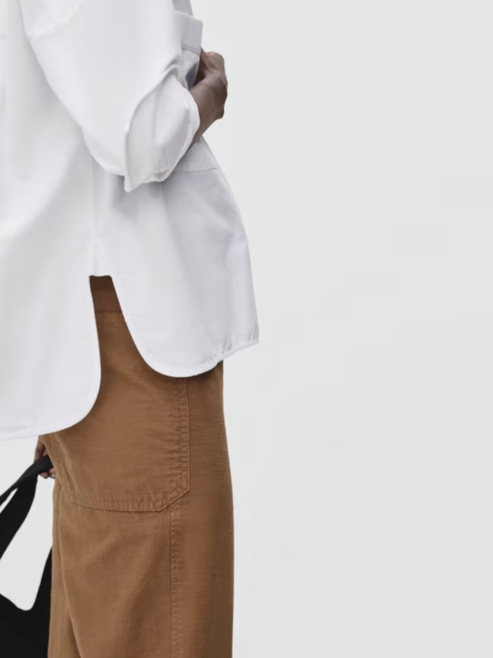 Everlane The Boxy Oxford White Organic Cotton Oversized Shirt M - Picture 3 of 13